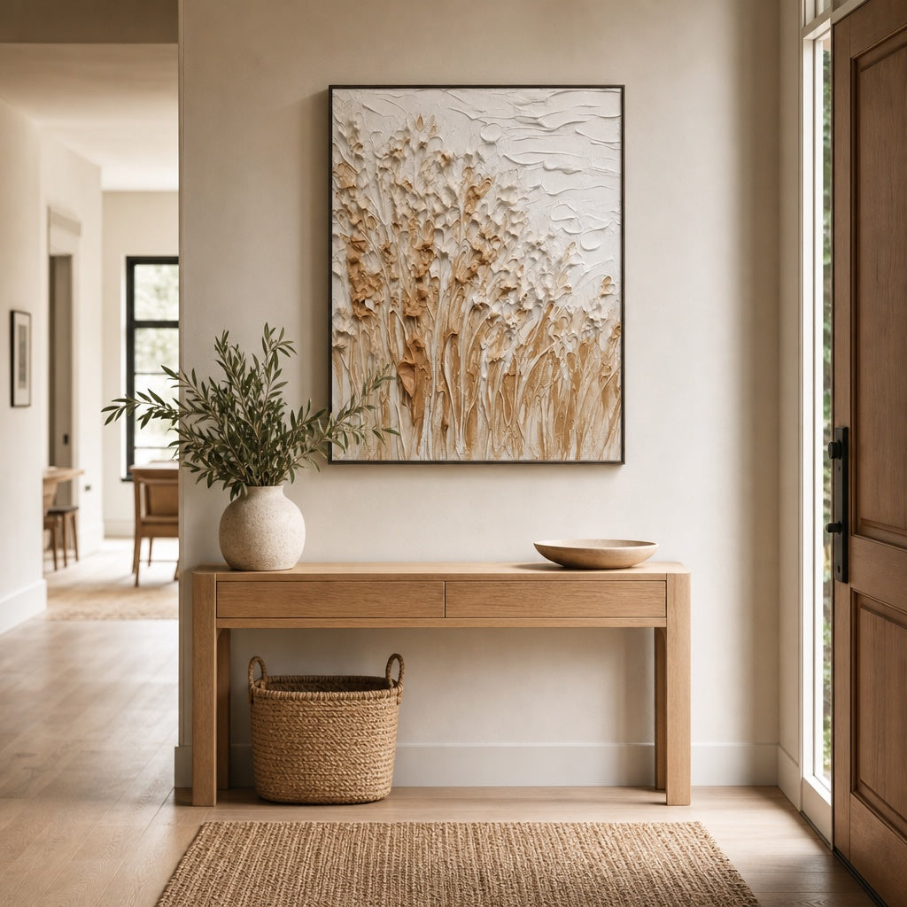 Ivory Botanical Texture
