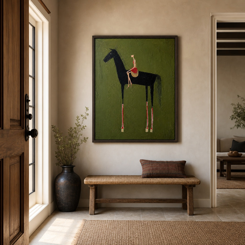 Black Horse Rider