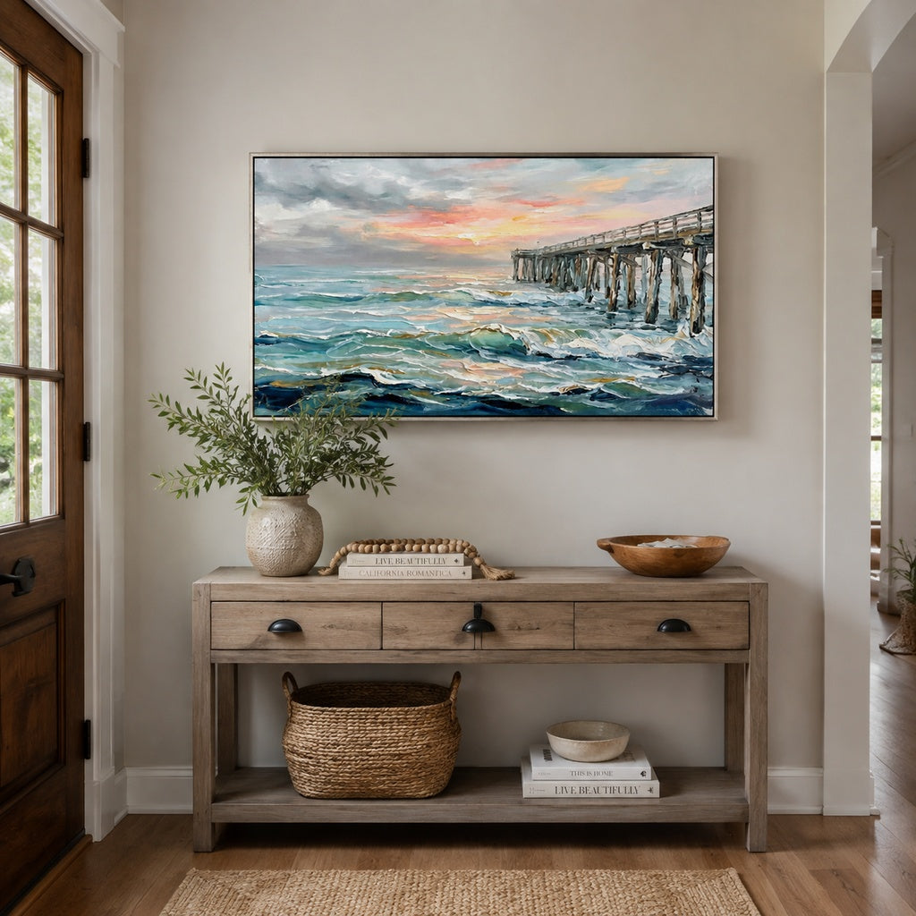 Pastel Ocean Pier