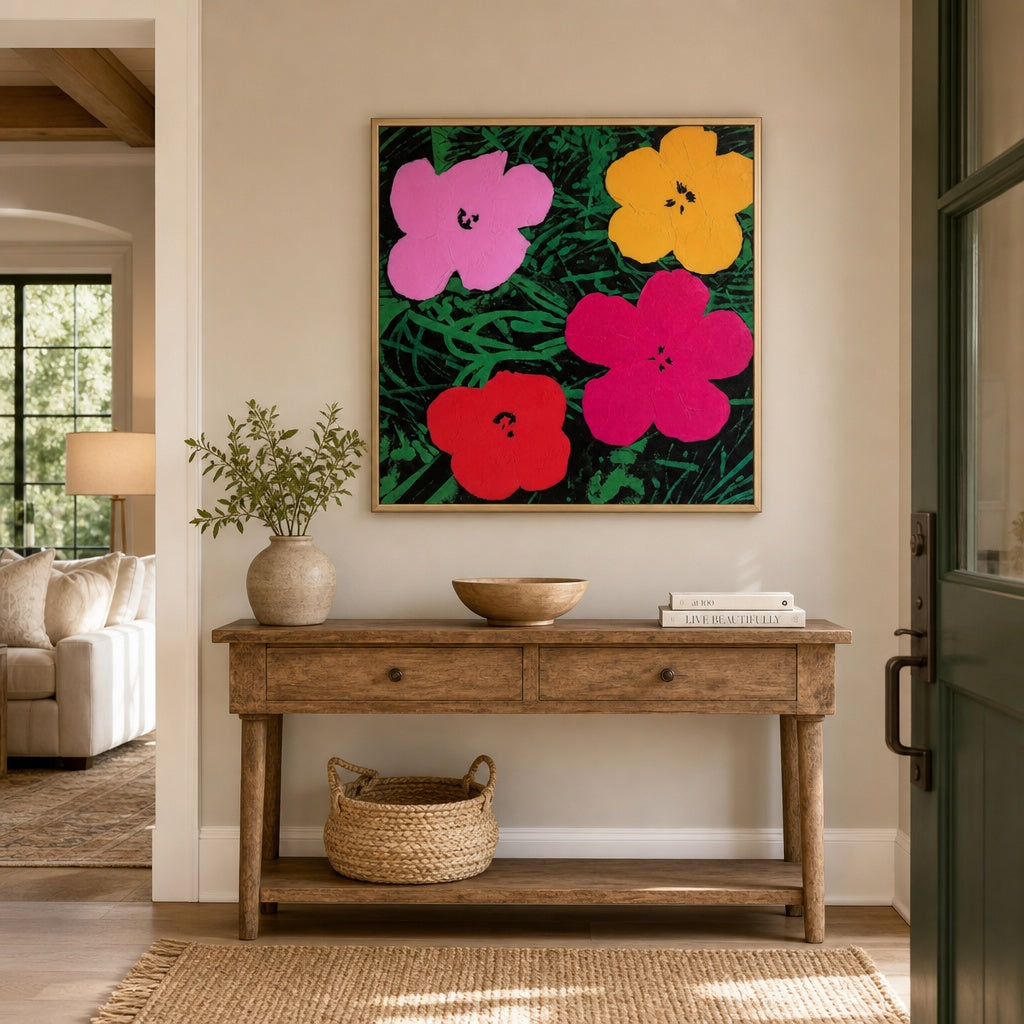 Vivid Pop Floral Garden
