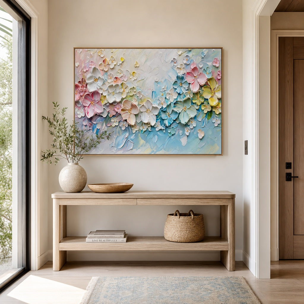 Pastel Blossom Relief