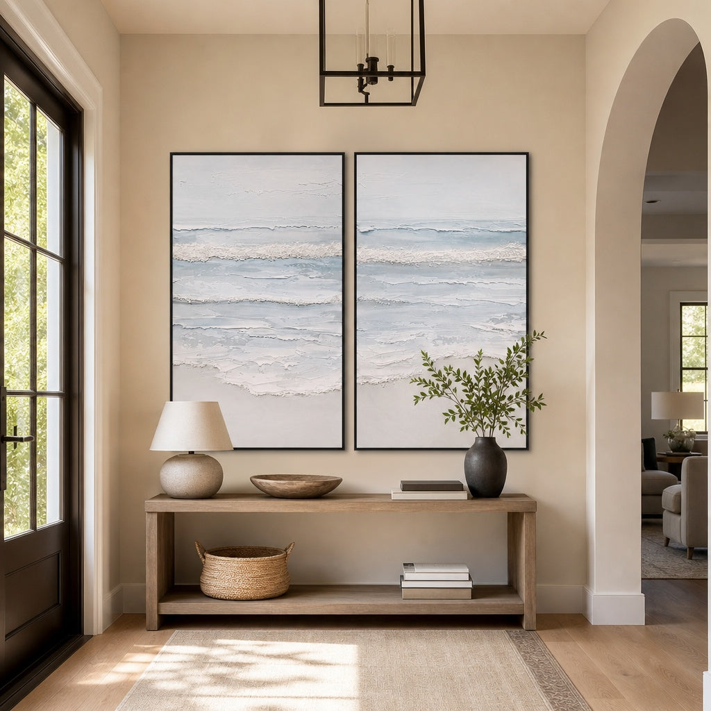 Soft Coastal Diptych