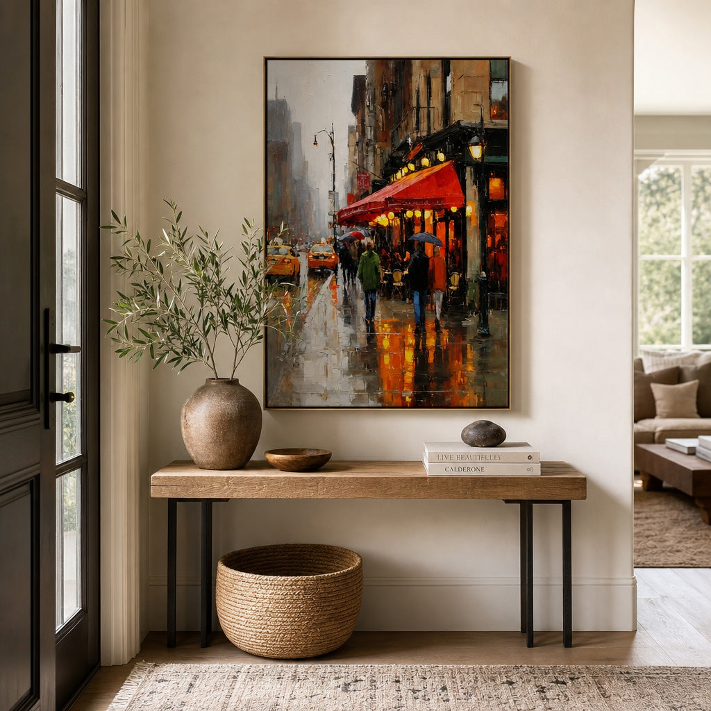 Rainy City Café Evening