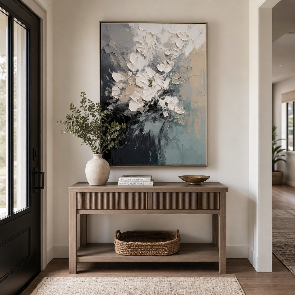 Ivory Floral Reverie