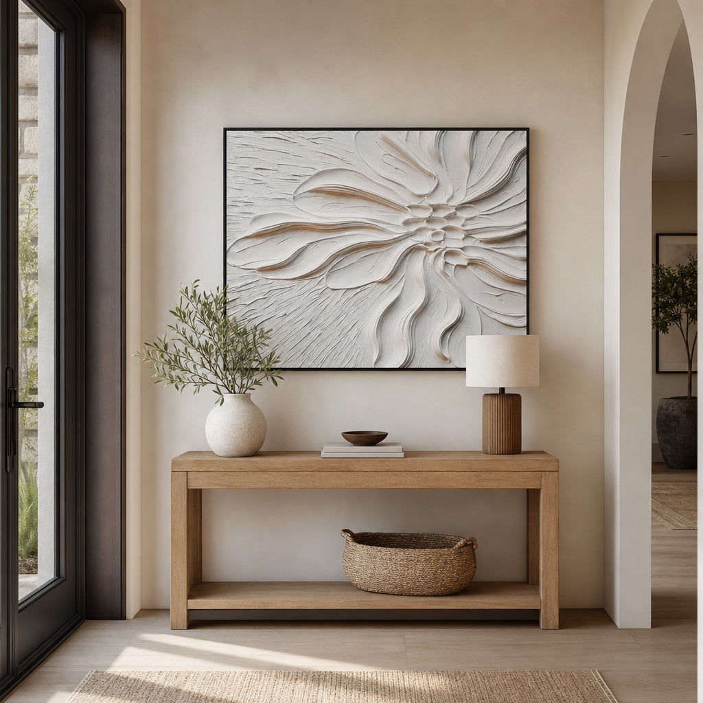 Ivory Bloom Relief