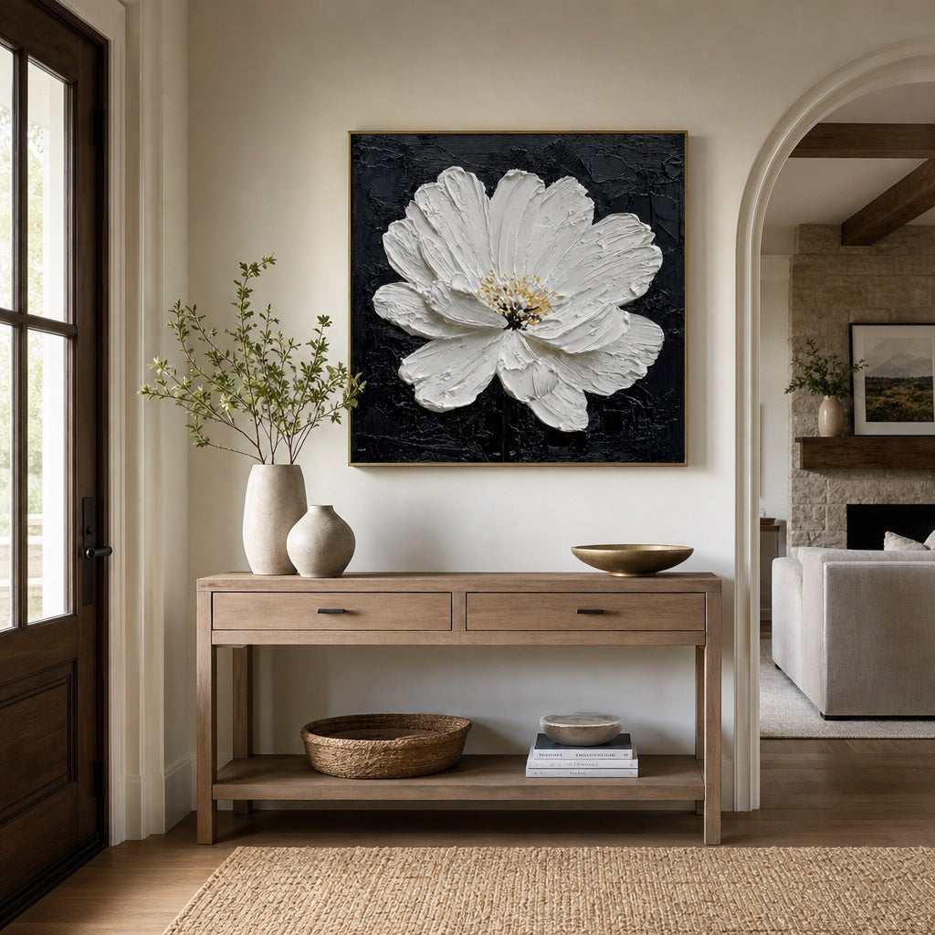 Midnight White Blossom