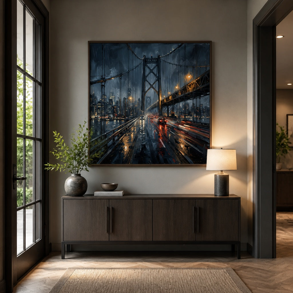 Midnight Bridge Crossing