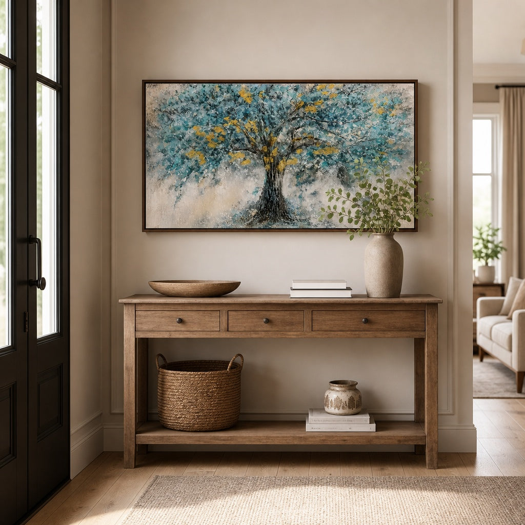 Aqua Golden Tree