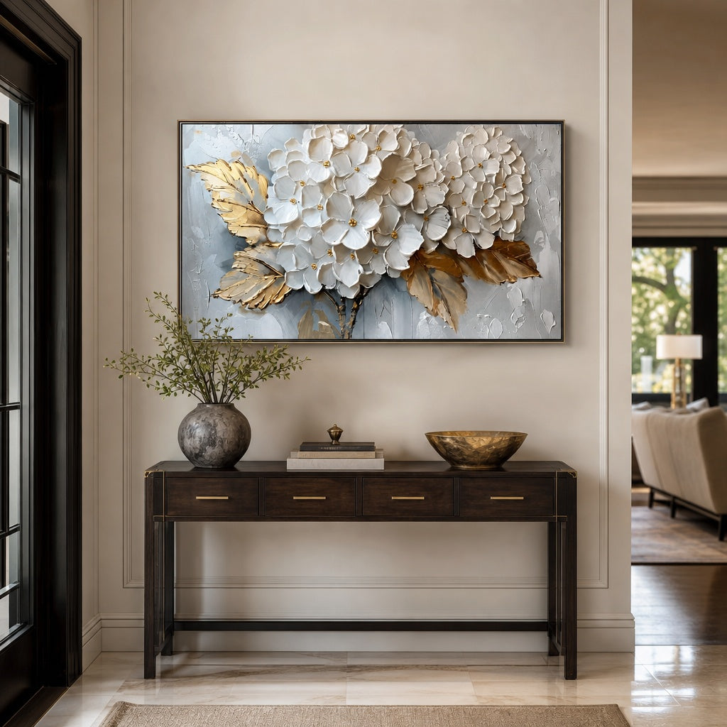 Golden Hydrangea Bloom