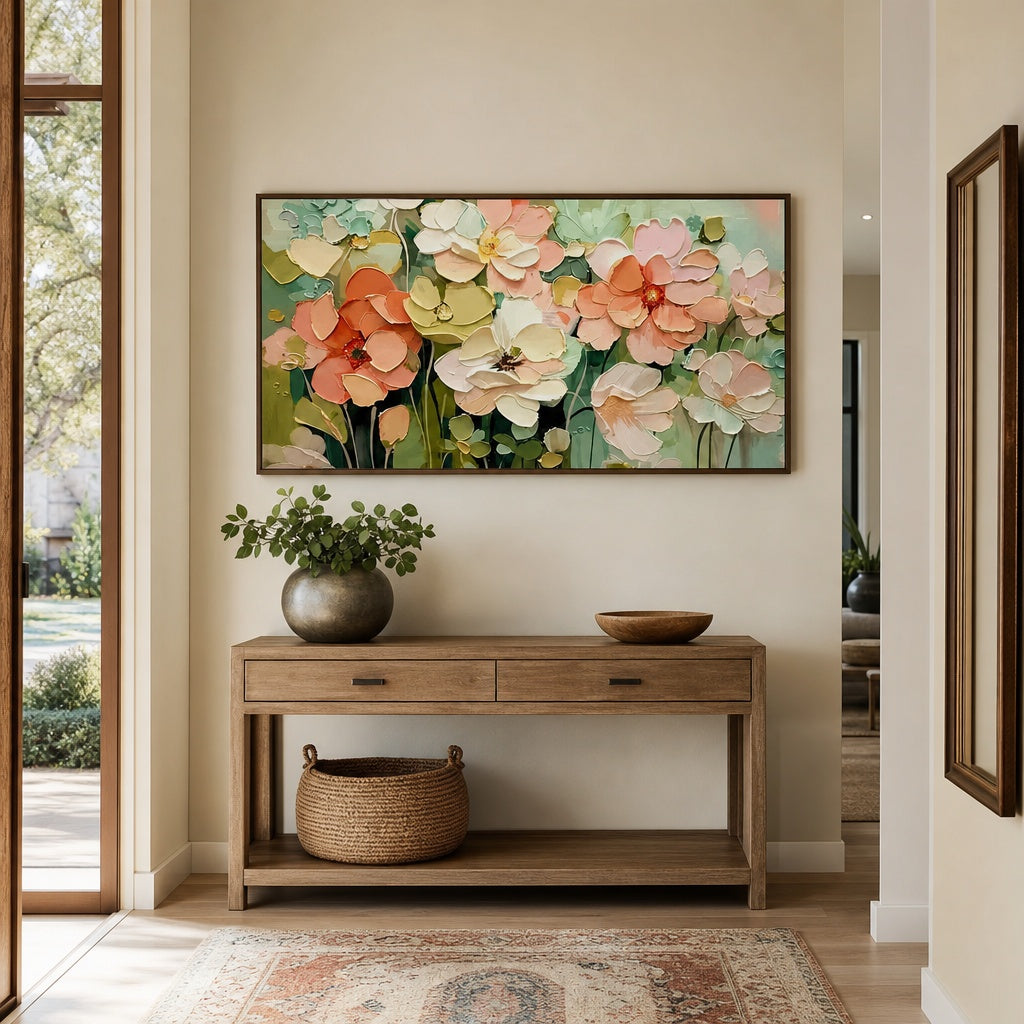 Pastel Garden Bloom