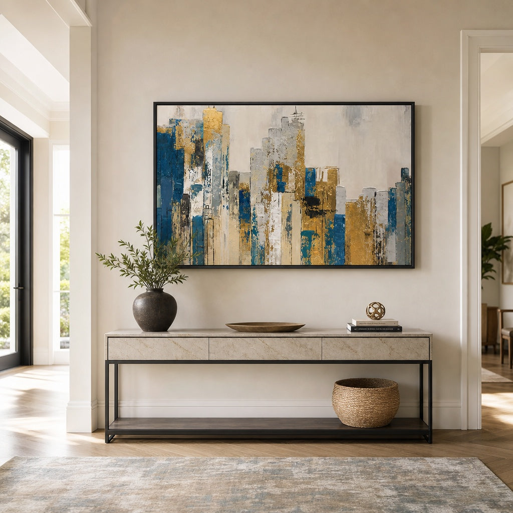 Gilded Blue Skyline