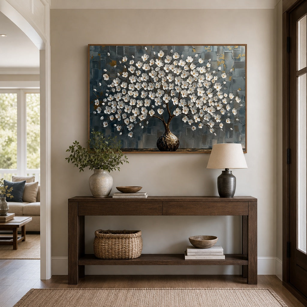 White Blossom Tree Harmony