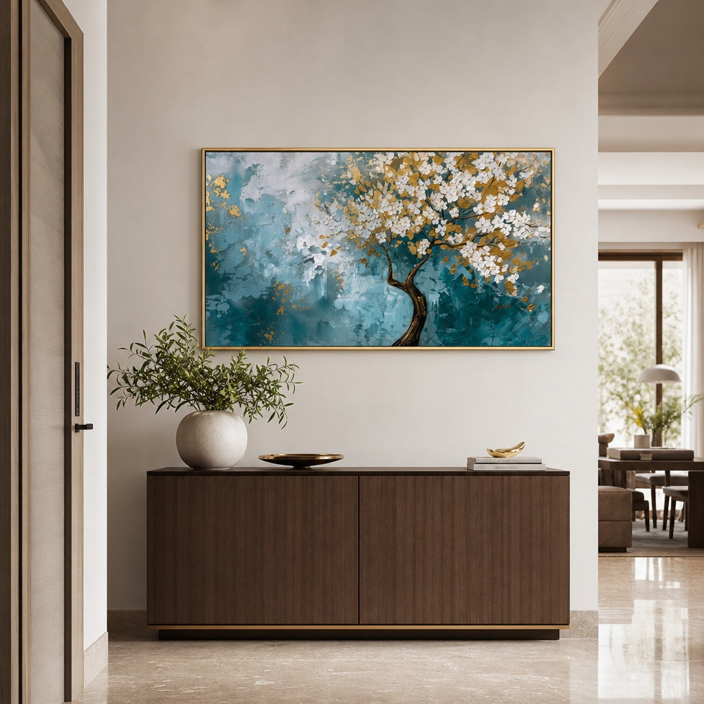 Azure Blossom Tree Harmony