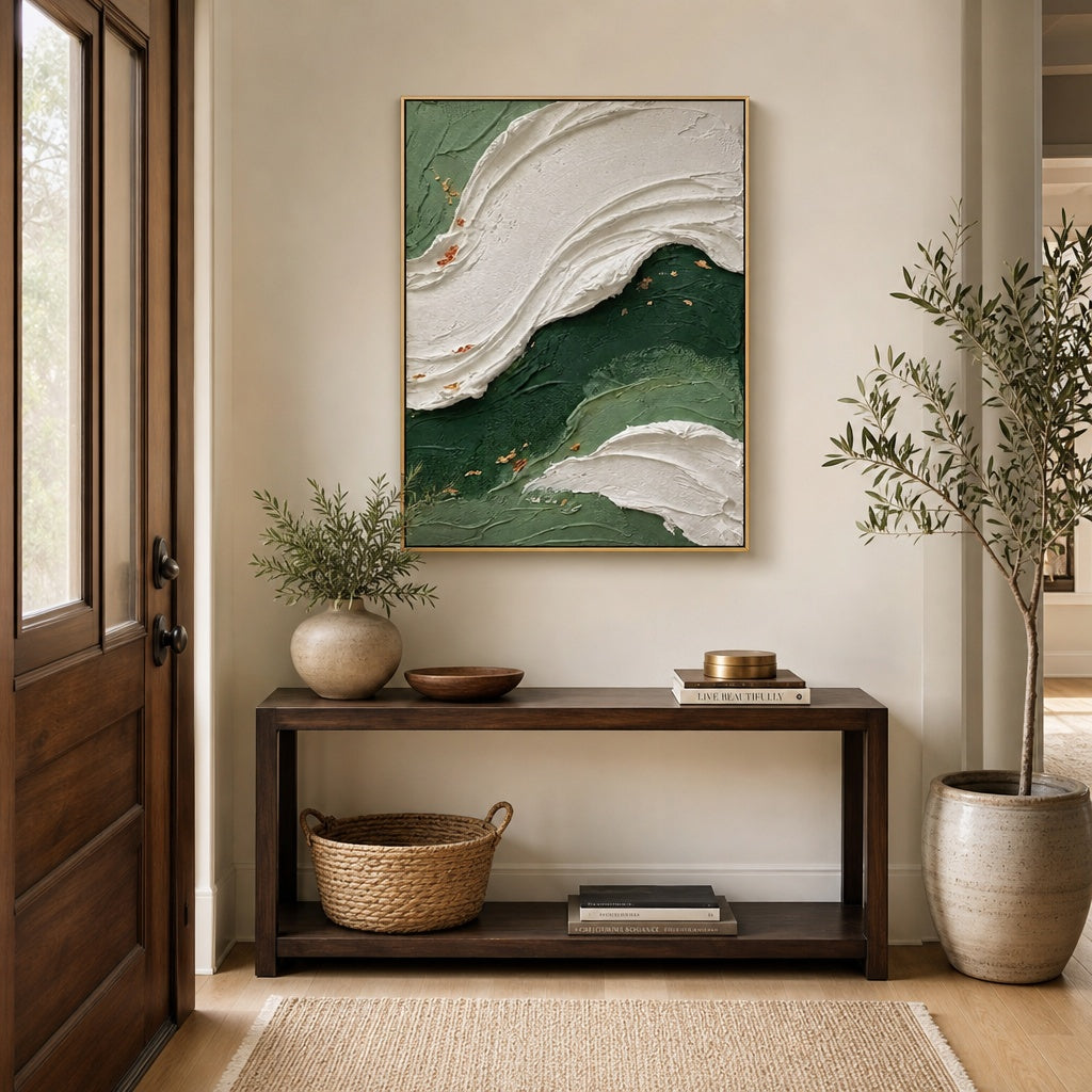 Emerald Ivory Flow