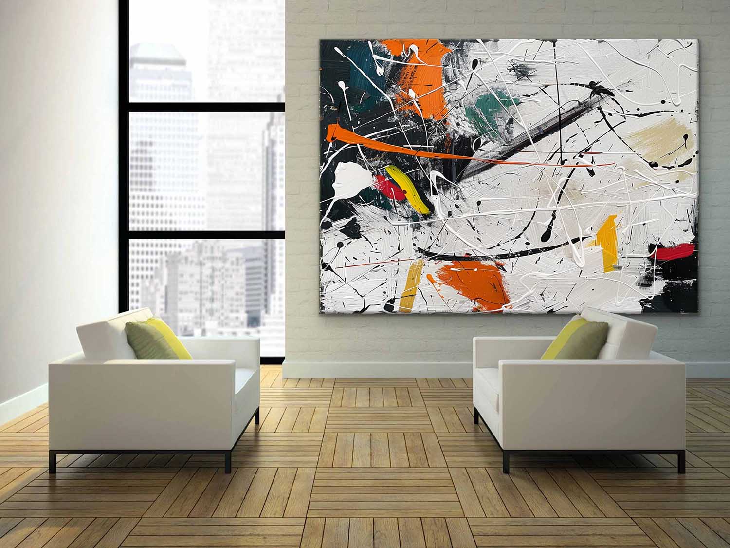 Abstract Expressionist Art AEA003 - Viarteart