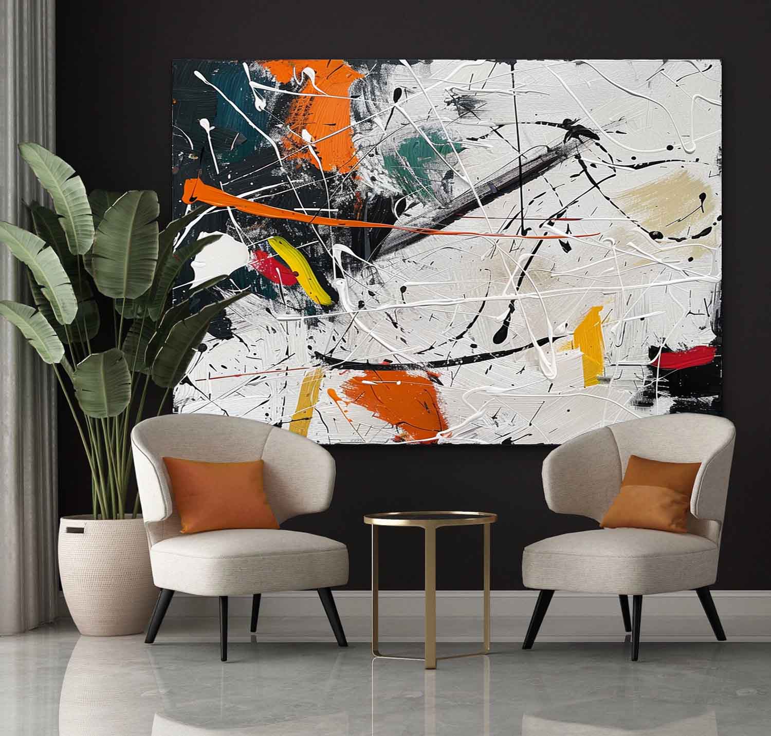 Abstract Expressionist Art AEA003 - Viarteart