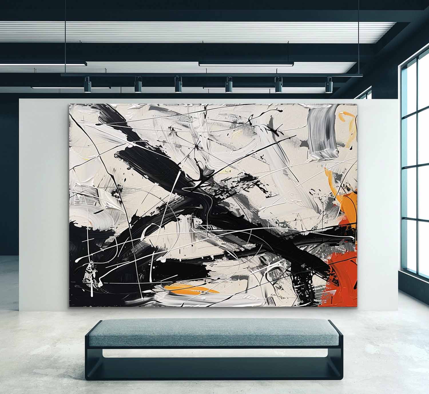 Abstract Expressionist Art AEA004 - Viarteart