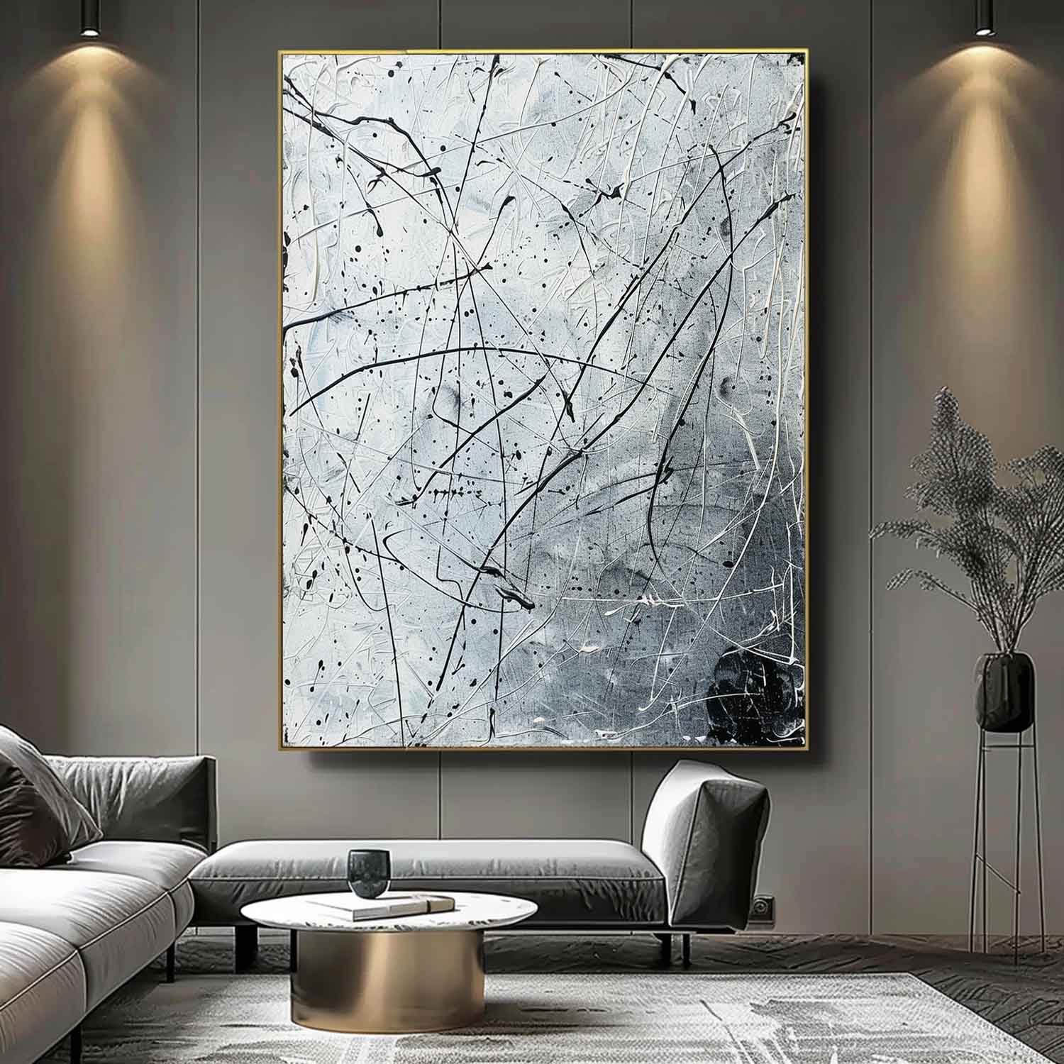 Abstract Expressionist Art AEA019 - Viarteart