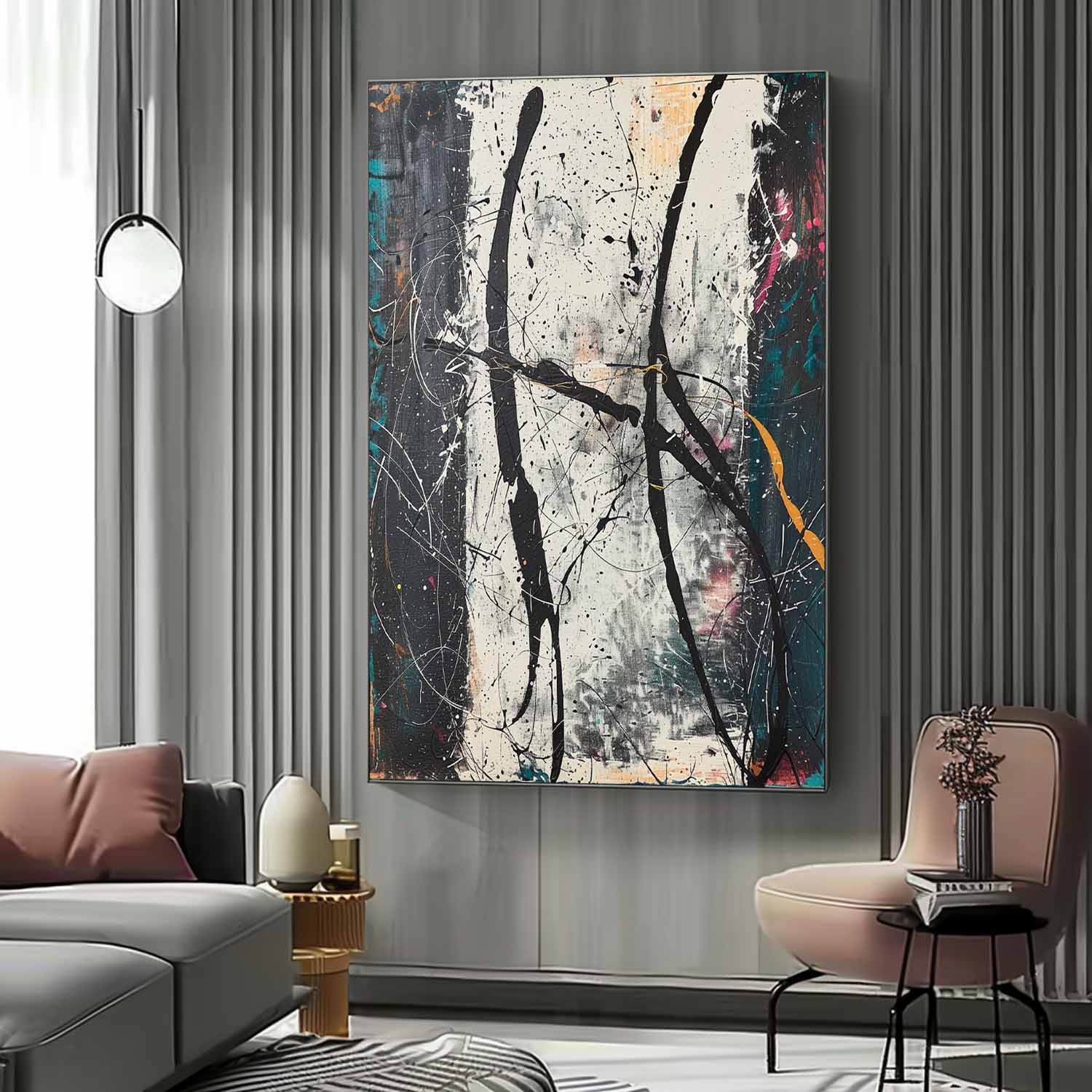 Abstract Expressionist Art AEA024 - Viarteart