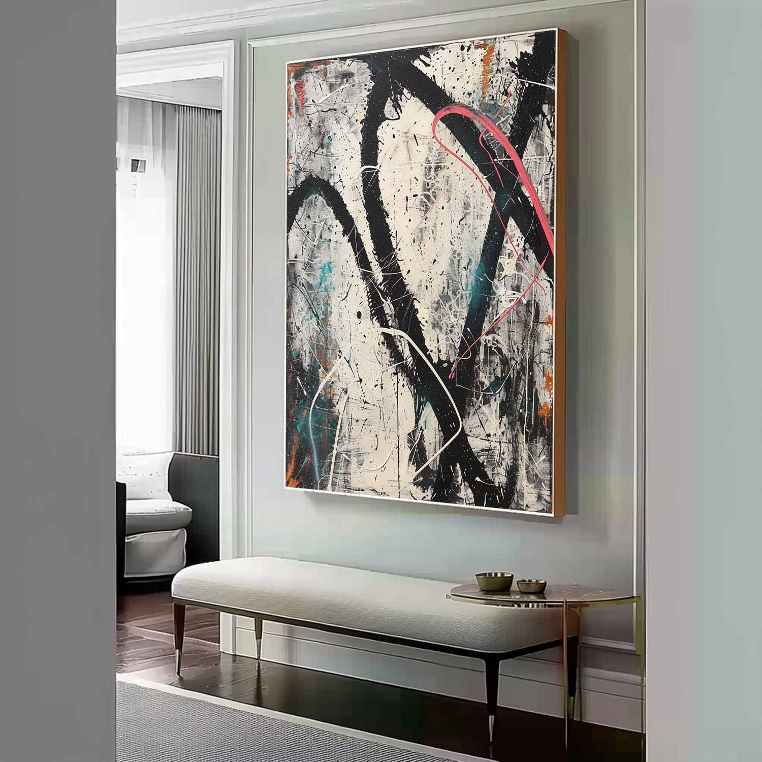 Abstract Expressionist Art AEA025 - Viarteart