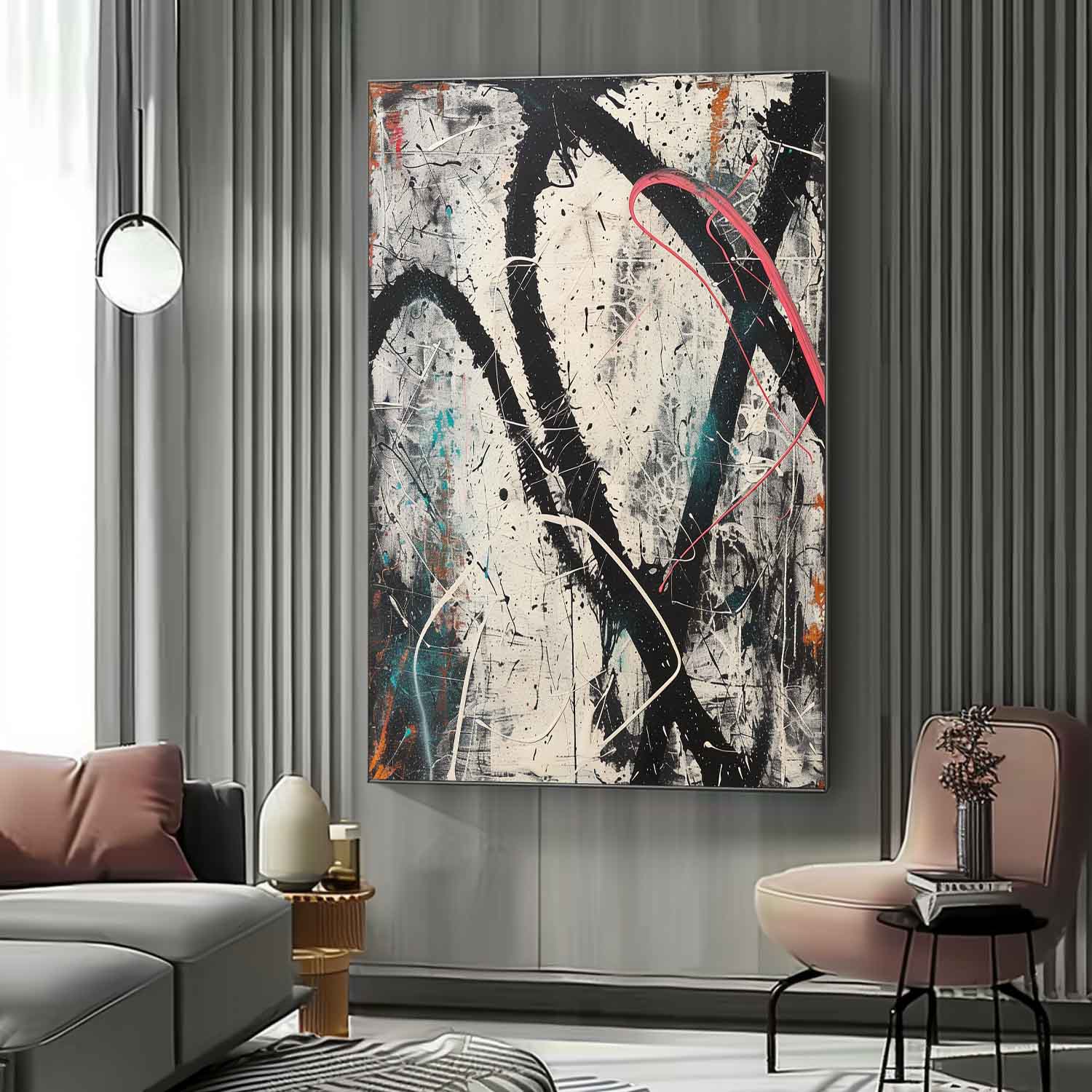Abstract Expressionist Art AEA025 - Viarteart