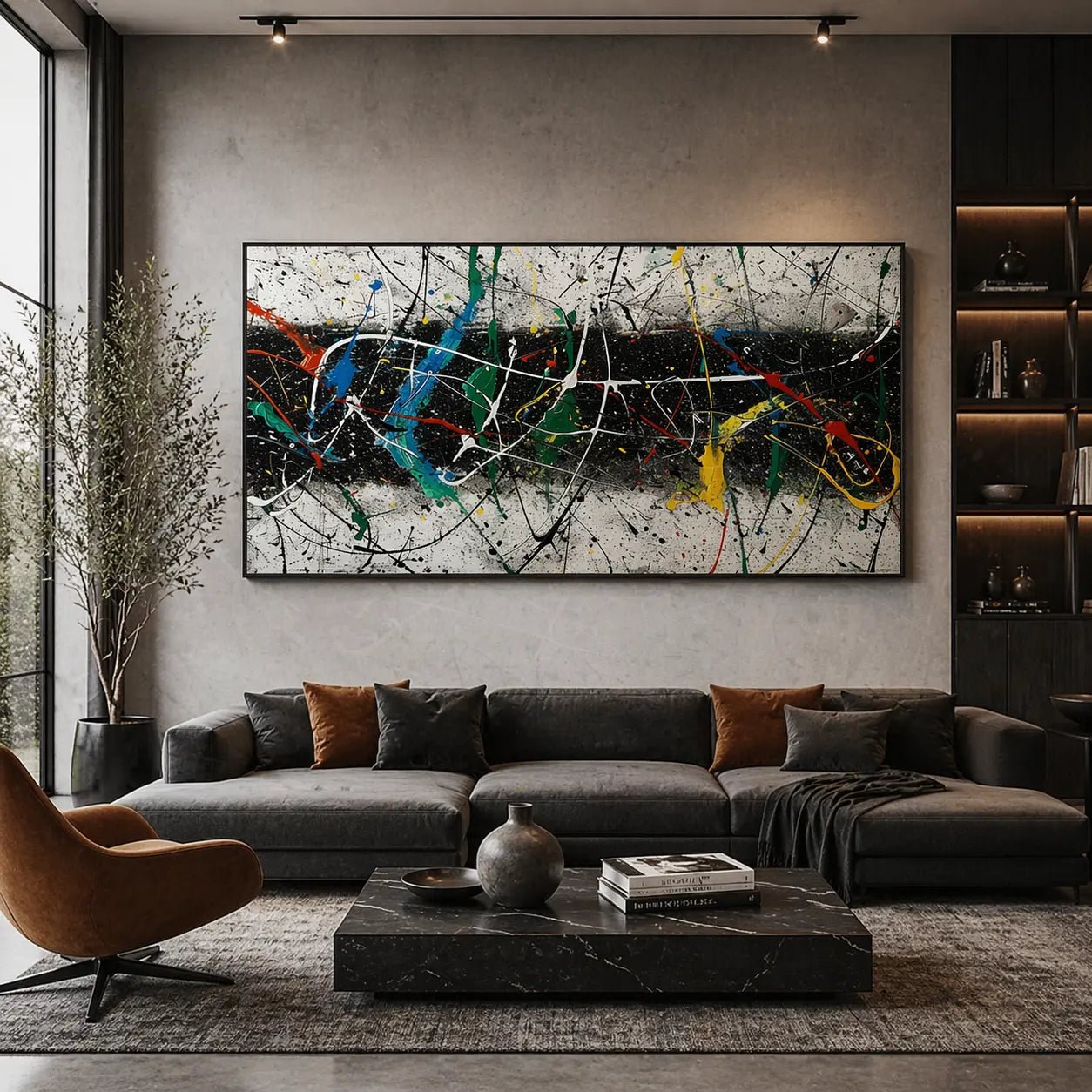 Abstract Expressionist Art AEA041 - Viarteart
