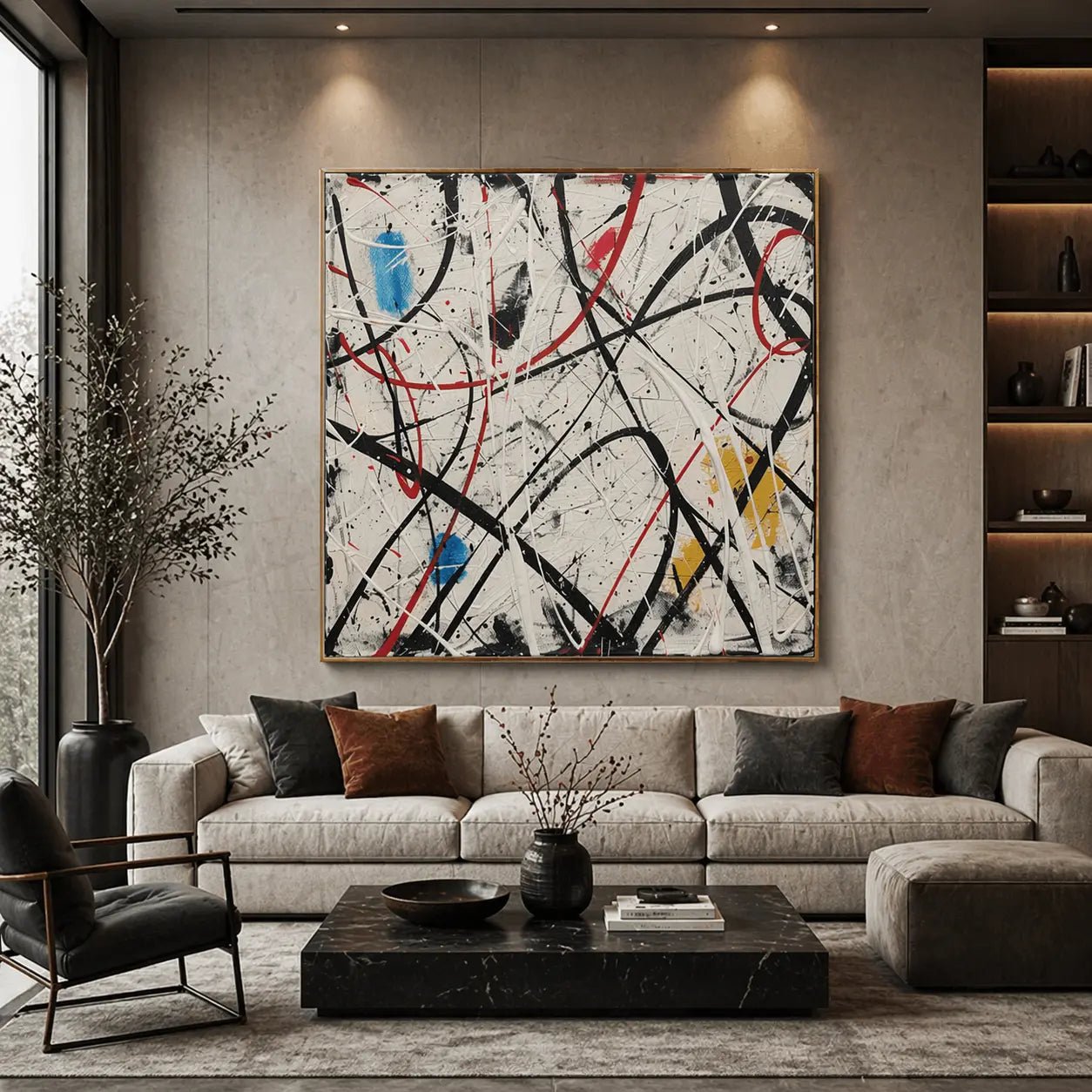 Abstract Expressionist Art AEA043 - Viarteart