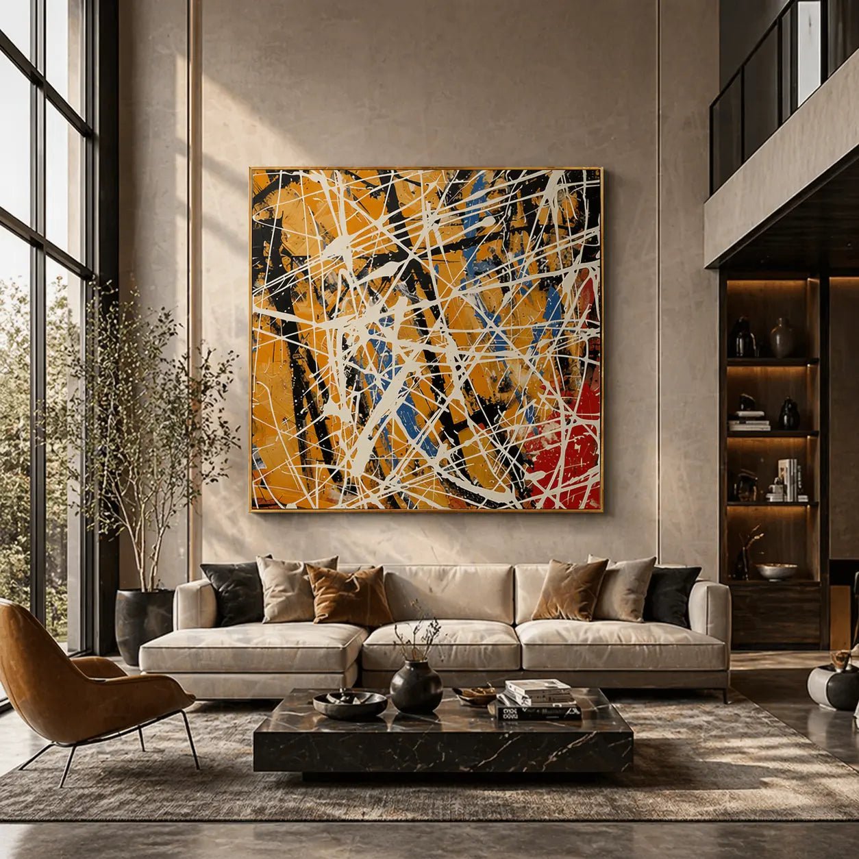 Abstract Expressionist Art AEA043 - Viarteart