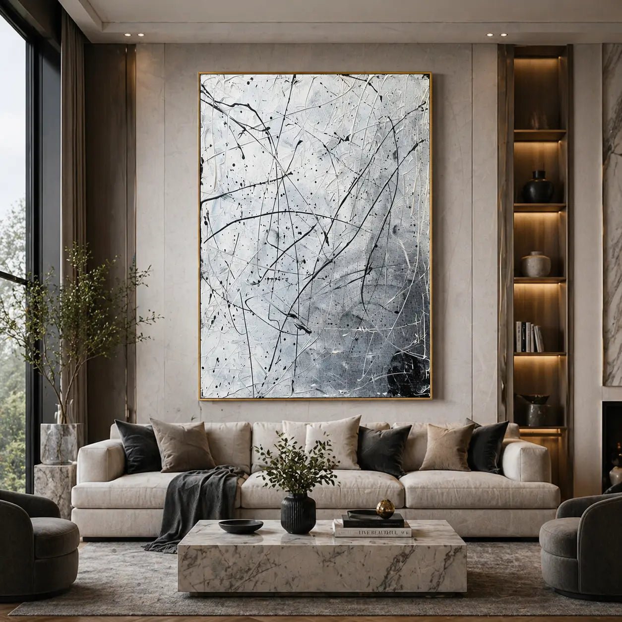 Abstract Expressionist Art AEA048 - Viarteart
