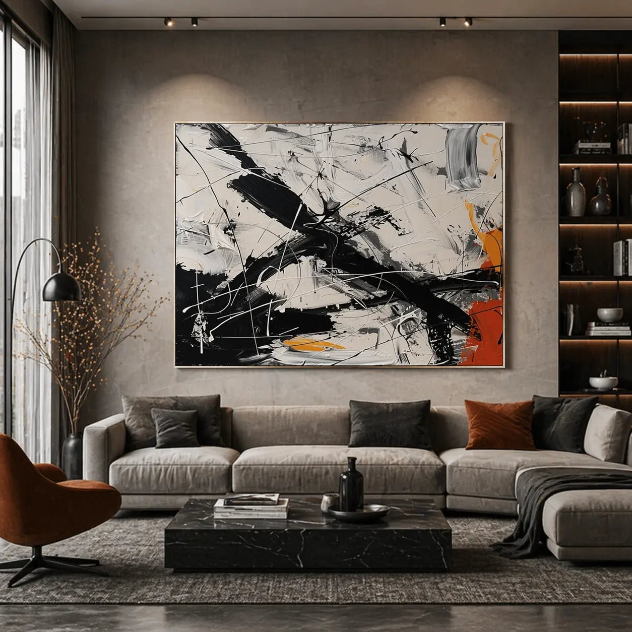 Abstract Expressionist Art AEA053 - Viarteart
