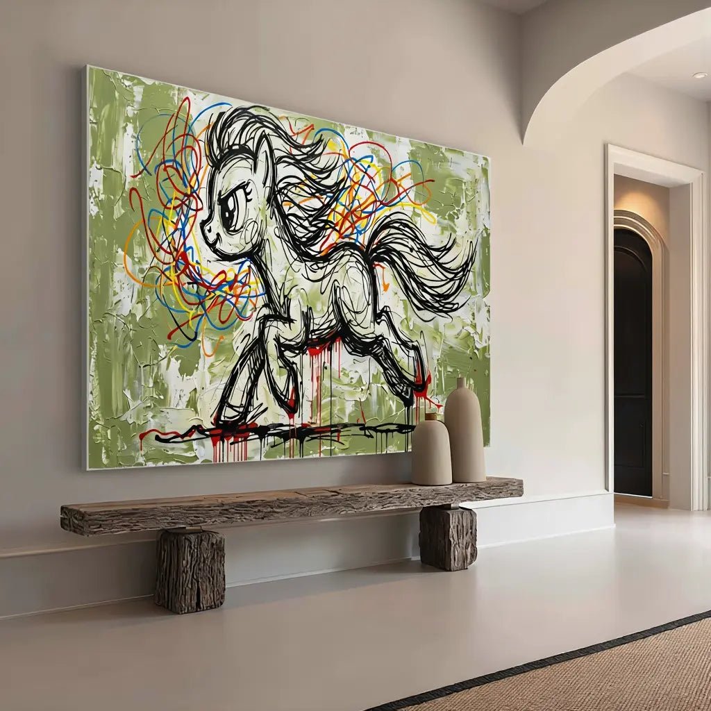 Abstract Graffiti Art GA201 - Viarteart