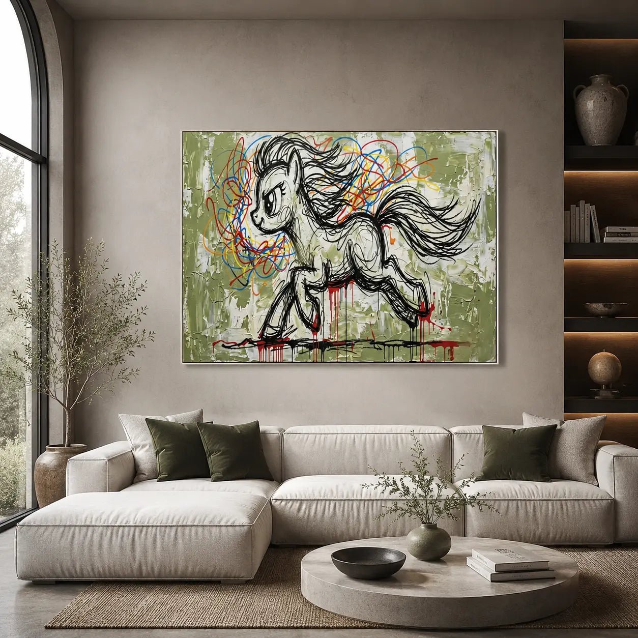 Abstract Graffiti Art GA201 - Viarteart