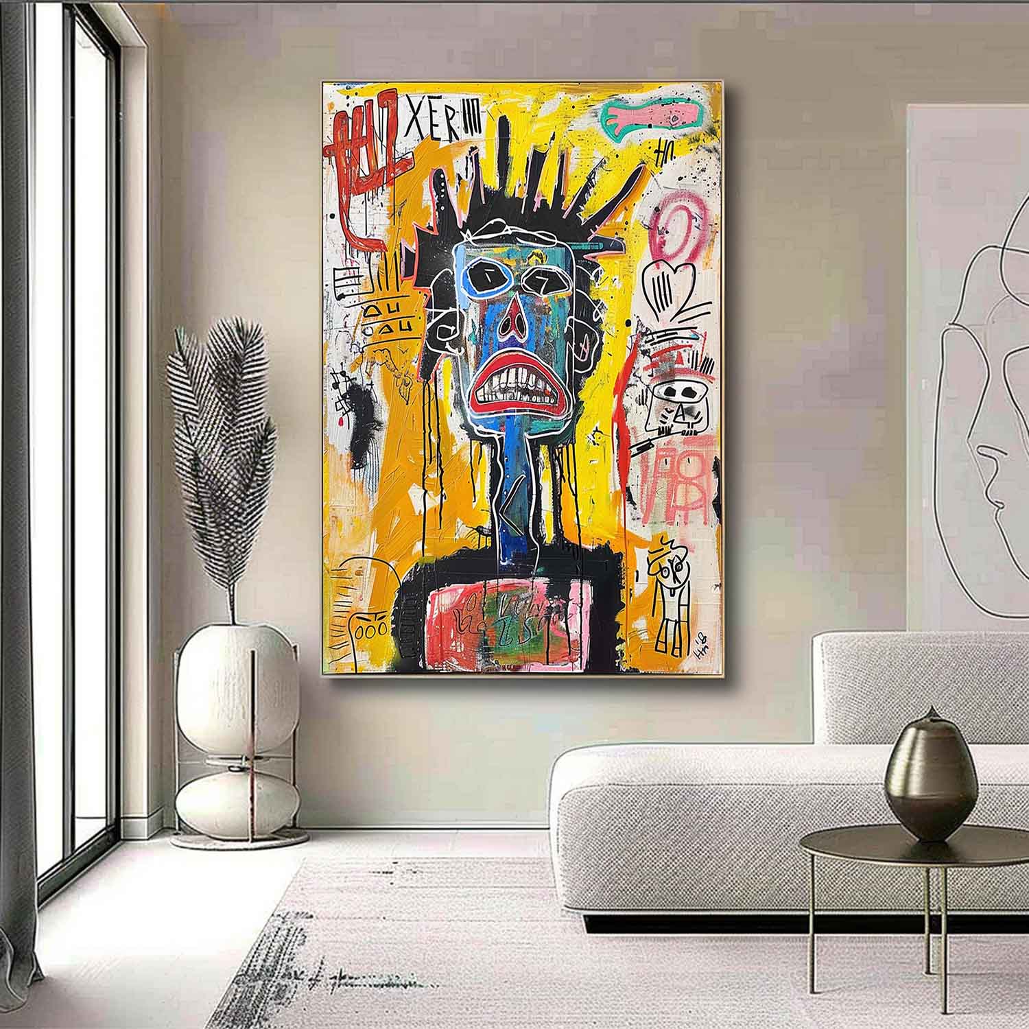 Abstract Graffiti Art GA204 - Viarteart