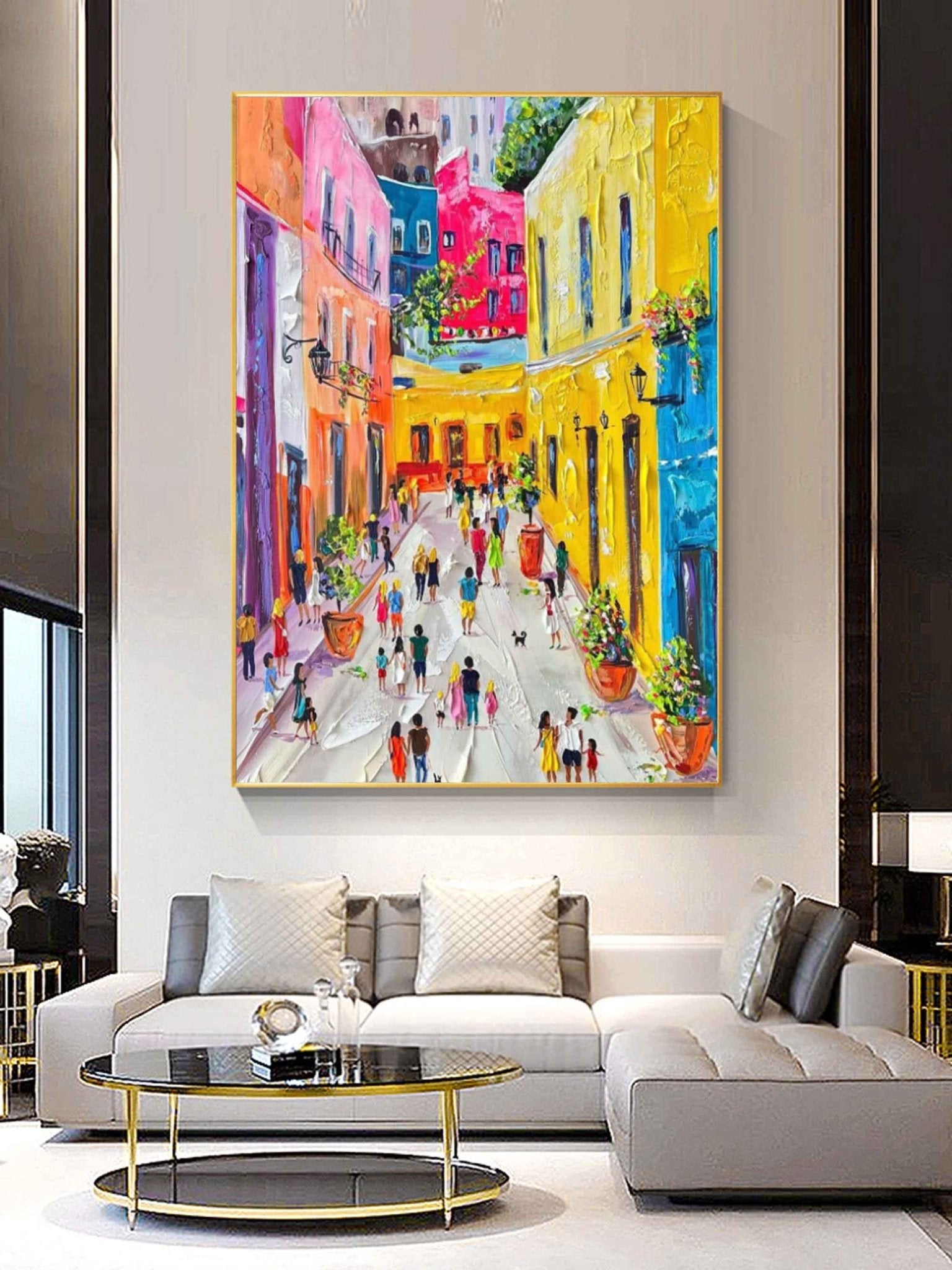 Colorful Painting CA004 - Viarteart