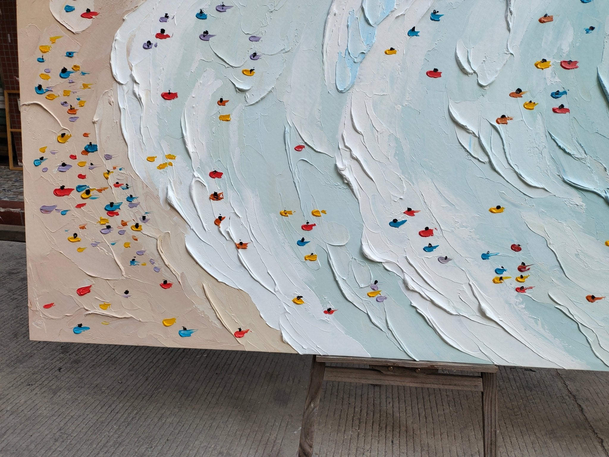 Plaster Art Texture Painting #SG001 - Viarteart