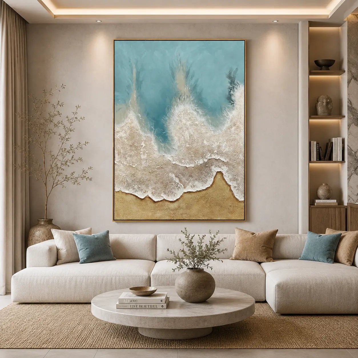 Plaster Art Texture Painting SG004 - Viarteart