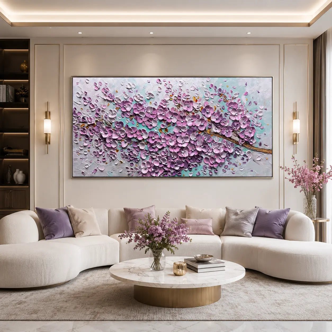 Plaster Art Texture Painting SG017 - Viarteart