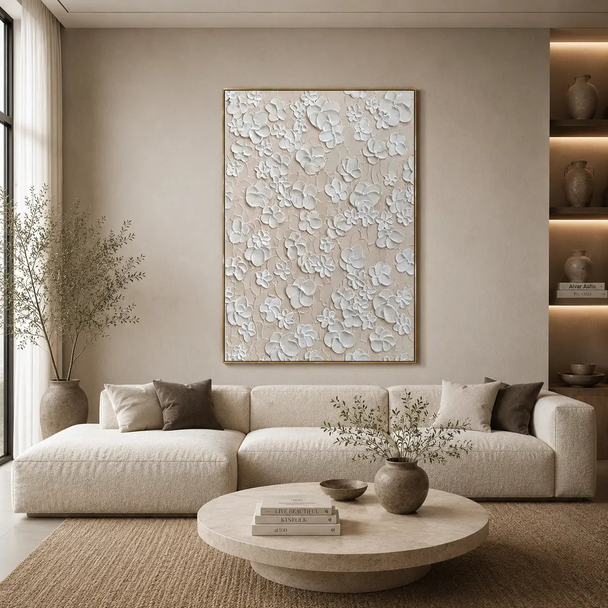 Plaster Art Texture Painting SG019 - Viarteart