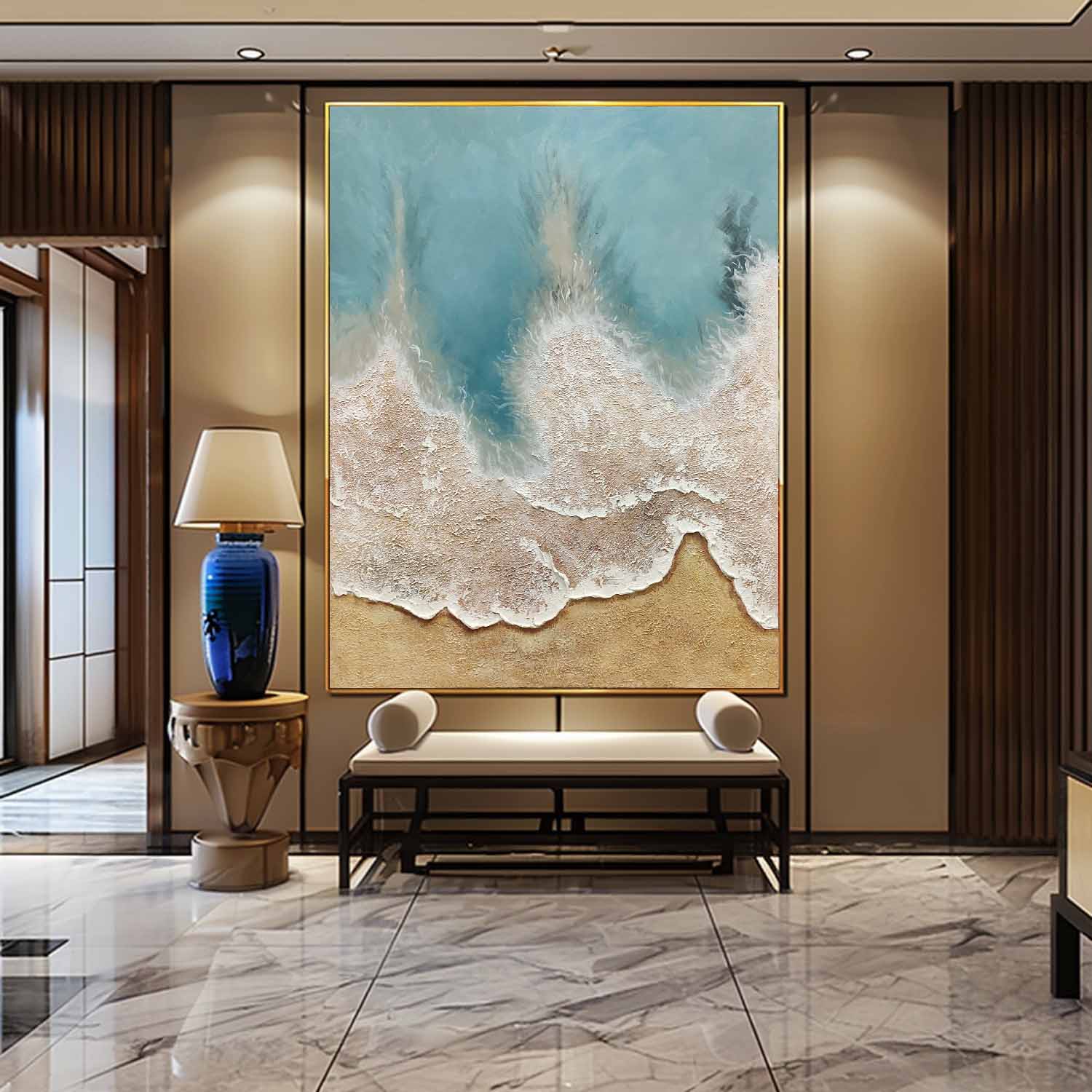 Plaster Art Texture Painting SG262 - Viarteart