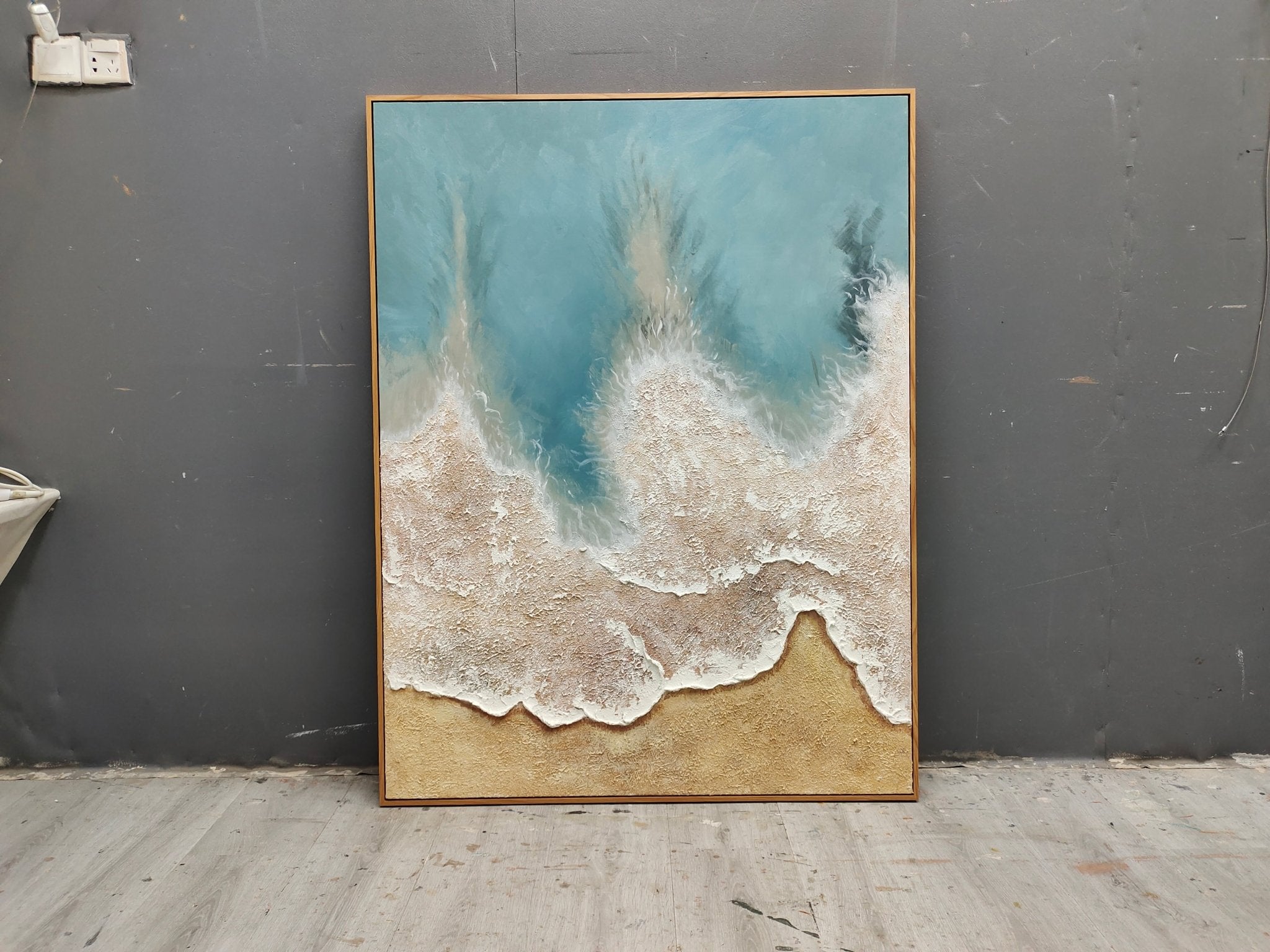 Plaster Art Texture Painting SG262 - Viarteart