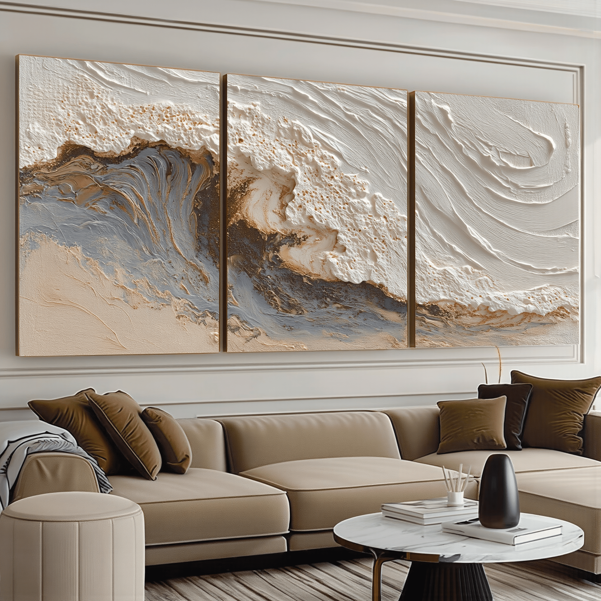 Plaster Art Texture Painting SG455 - Viarteart