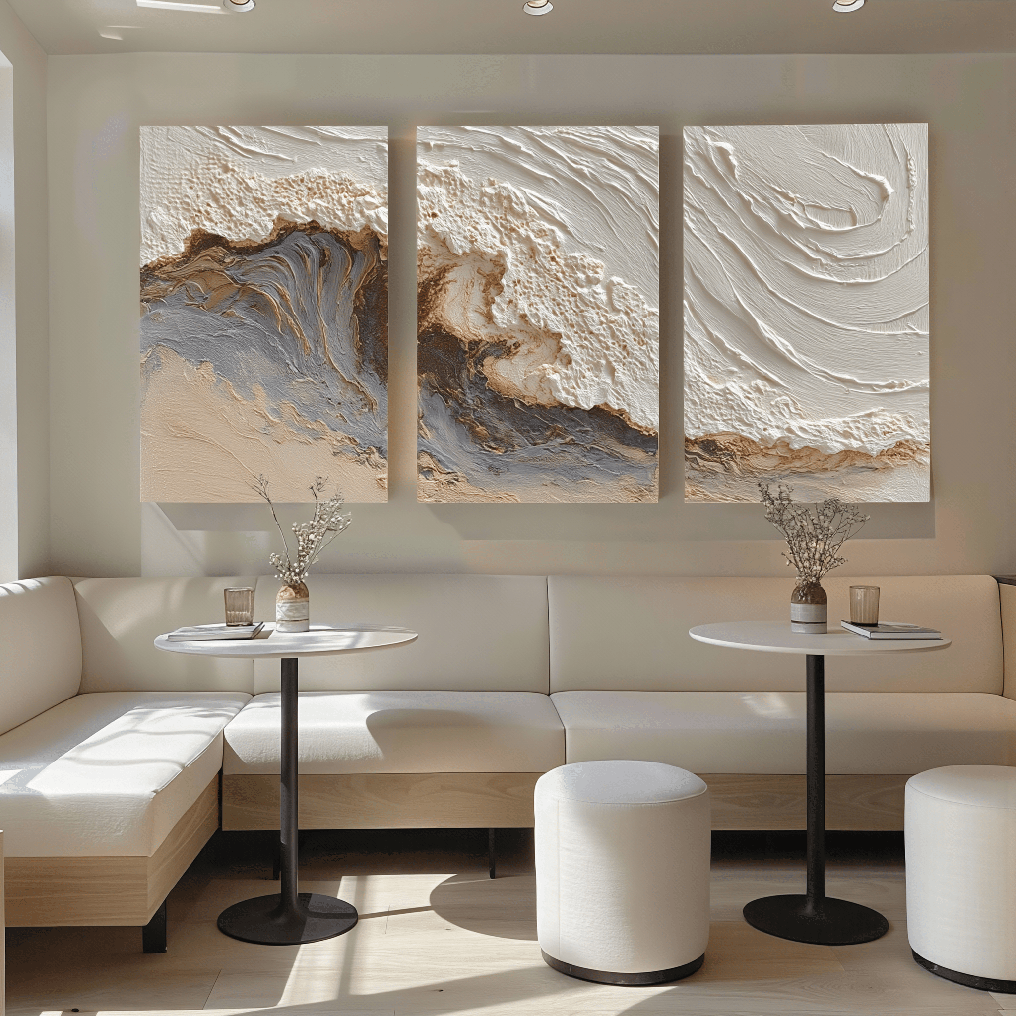 Plaster Art Texture Painting SG455 - Viarteart
