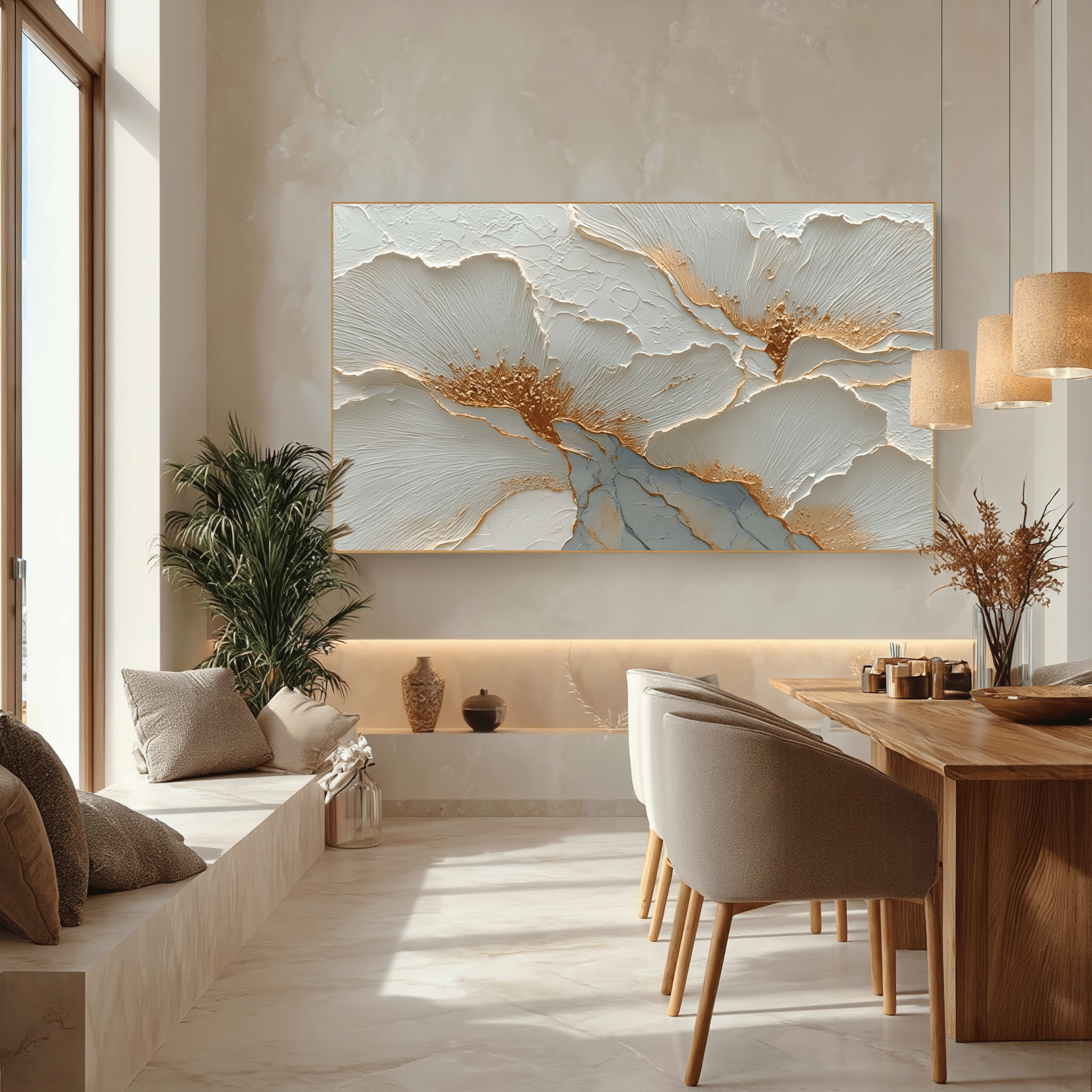 Plaster Art Texture Painting SG476 - Viarteart