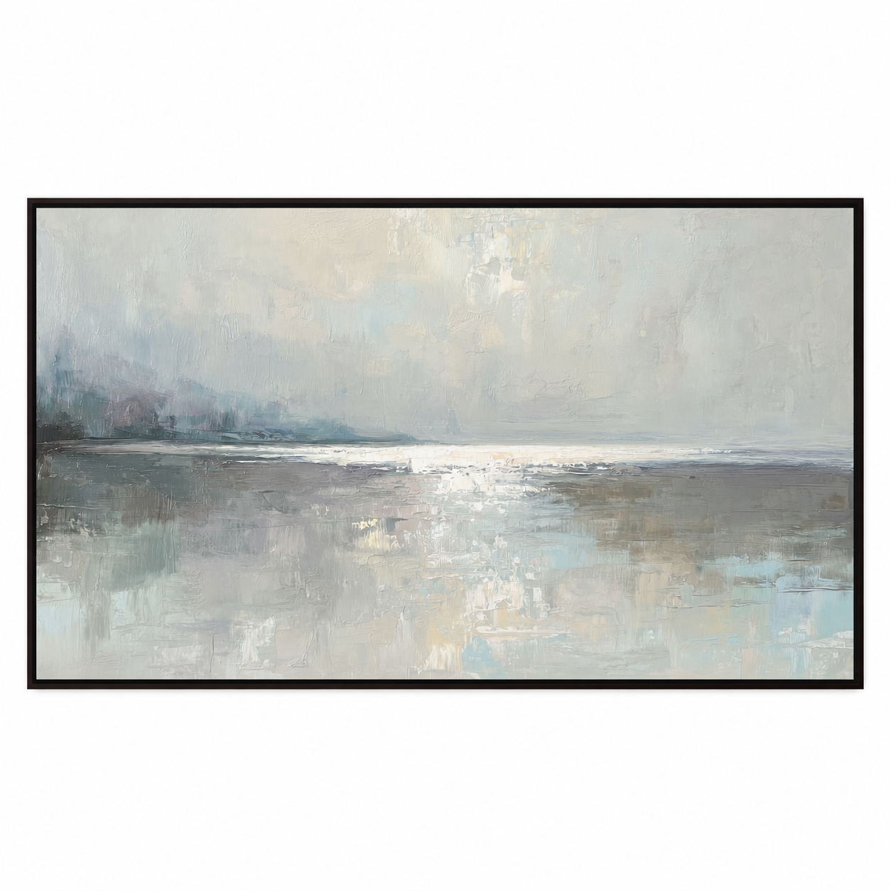 Misty Coastal Horizon