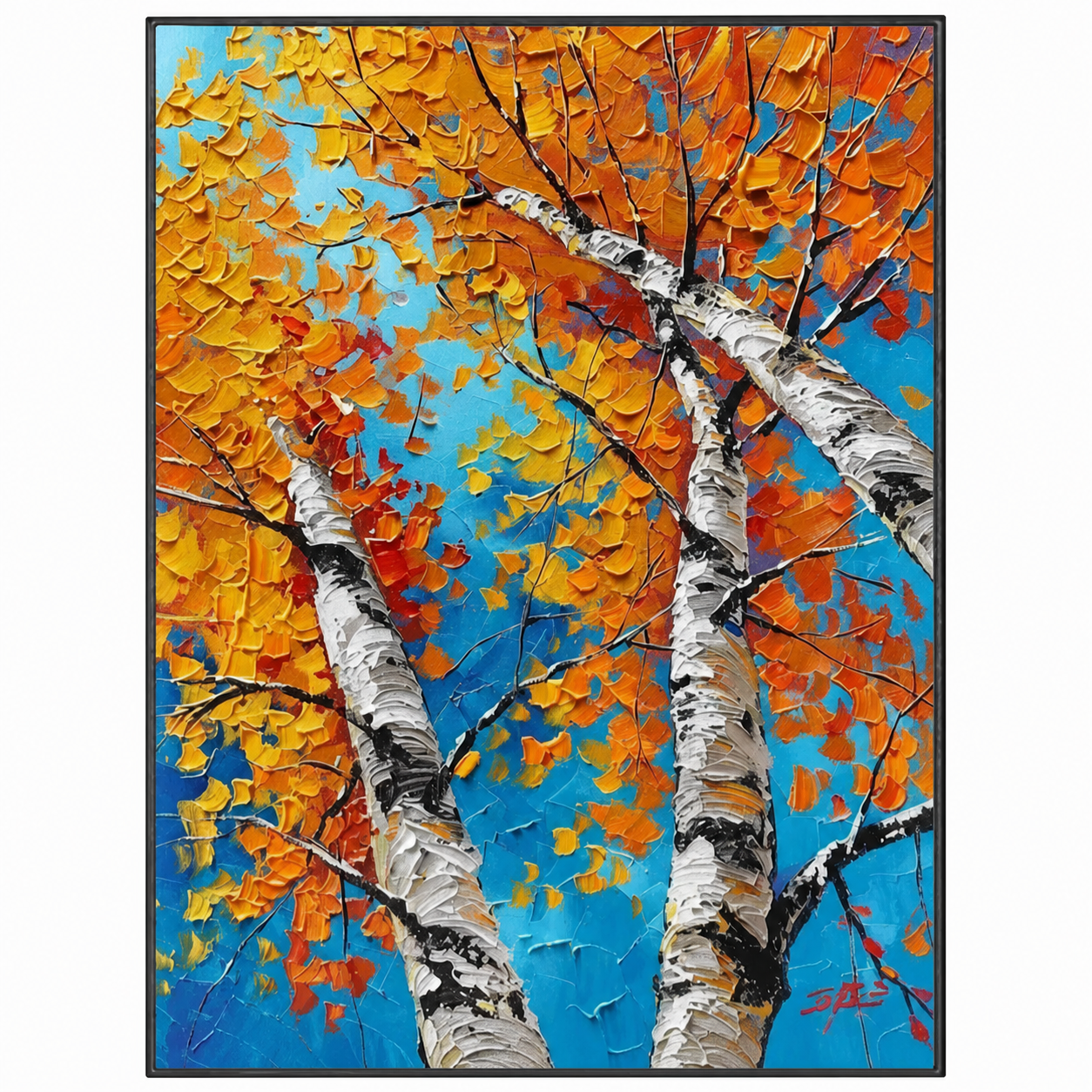 Golden Birch Canopy
