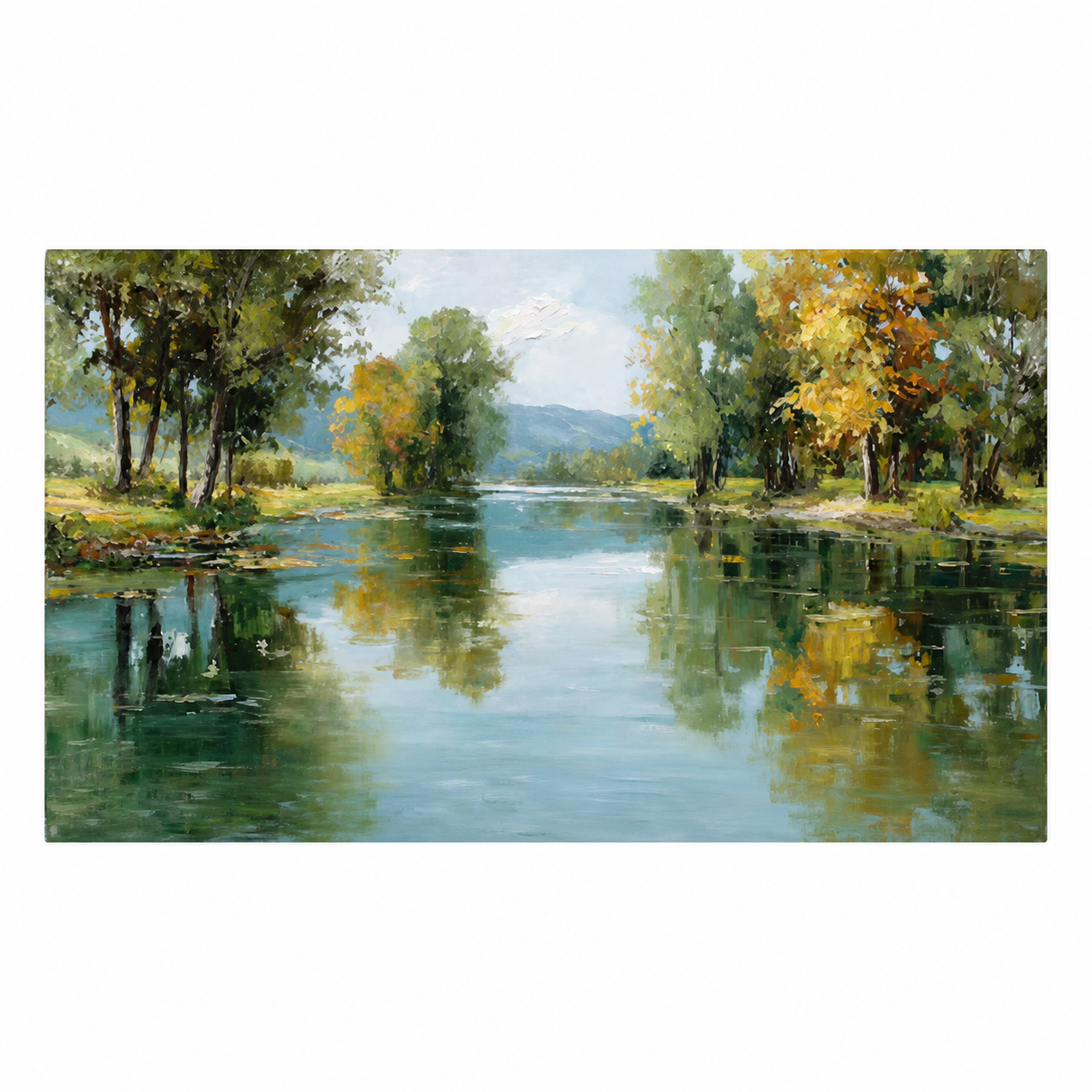 Riverside Autumn Reflections