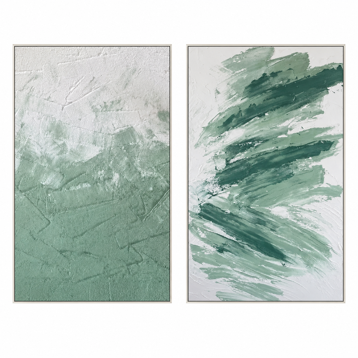 Sage Mist Diptych