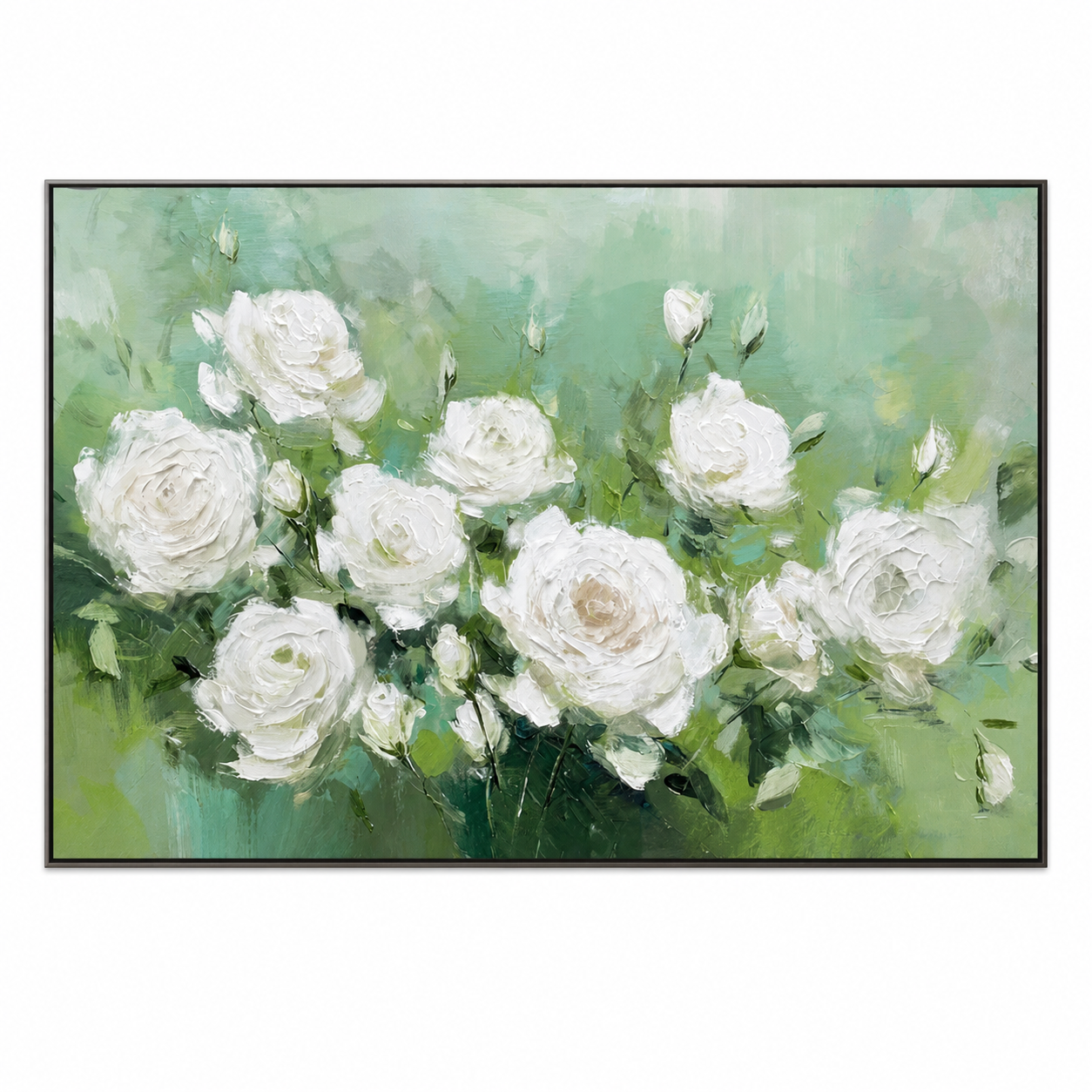 White Rose Garden Serenity