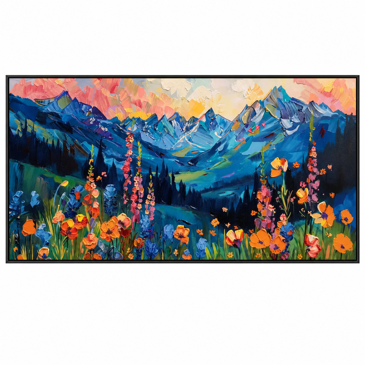 Alpine Wildflower Vista