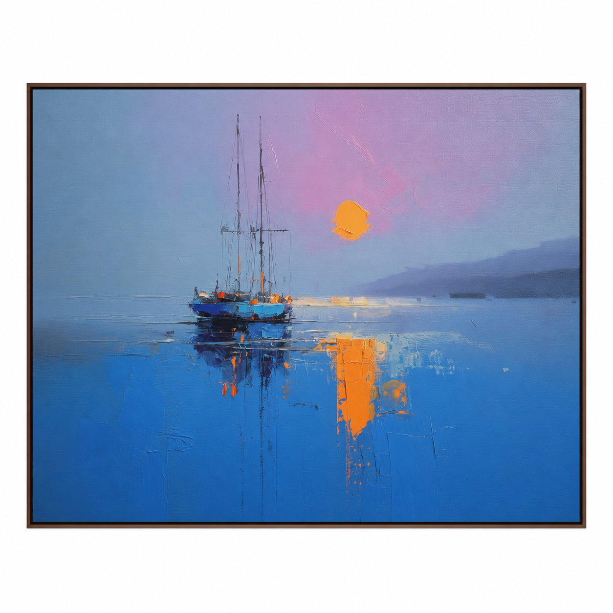 Sailboat Sunset Reflections
